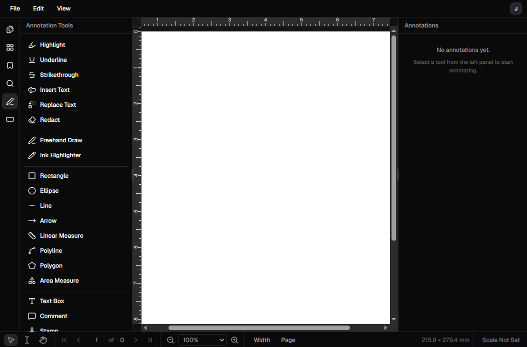 Measuring a PDF drawing in DraftPDF